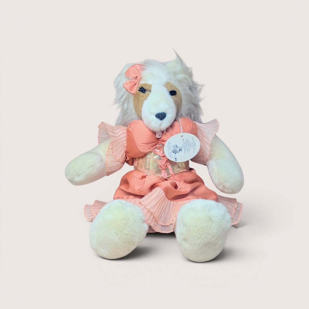 1985 North American Bear Co Collie Parton Plush Outrageous Pet Toy